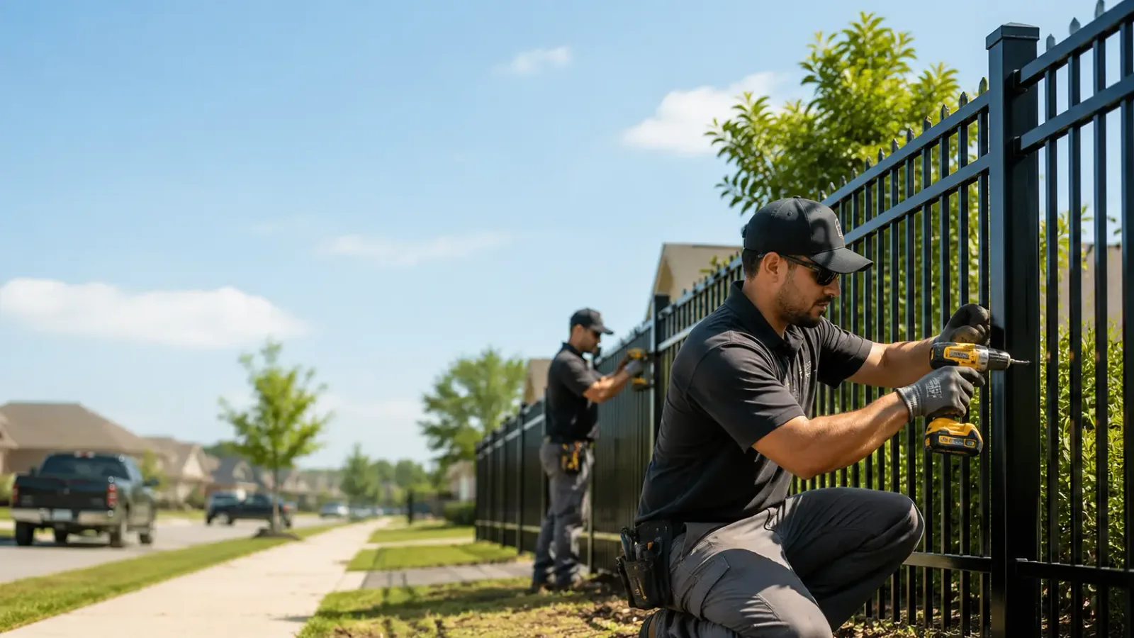 Metal Fence Installation in Hammond, WI